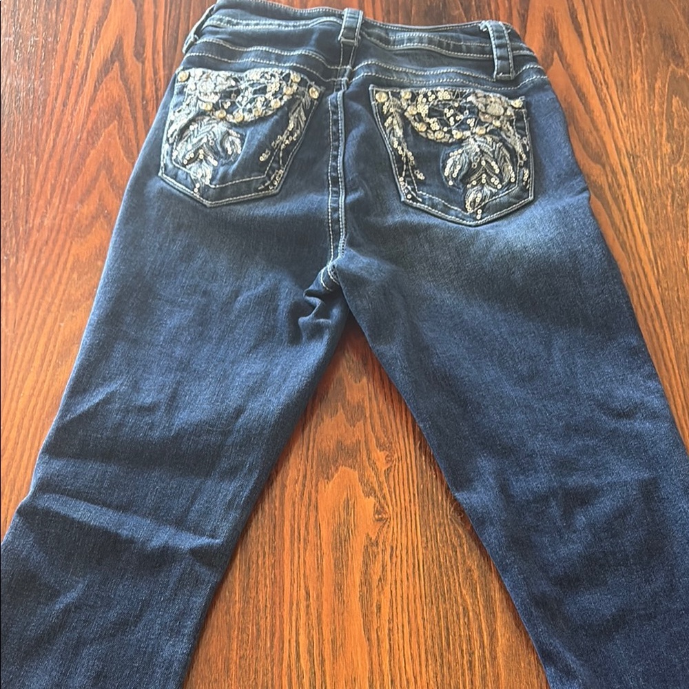 Embellished Blue Jeans